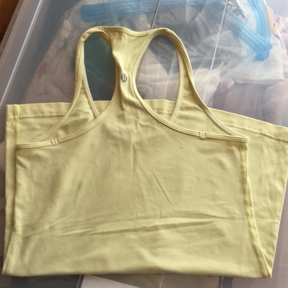 Lululemon Cool Racerback Tank In Lemon Yellow